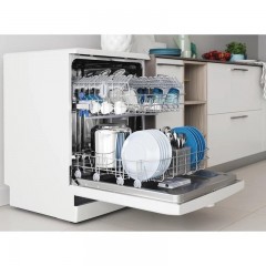 Indesit D2F HK26 Ελεύθερο Πλυντήριο Πιάτων για 14 Σερβίτσια Π60xY85εκ. Λευκό